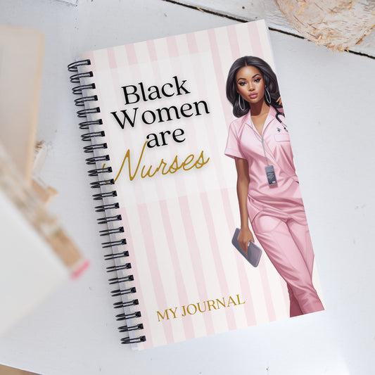 Empowered WOC Spiral Notebook : Nurse